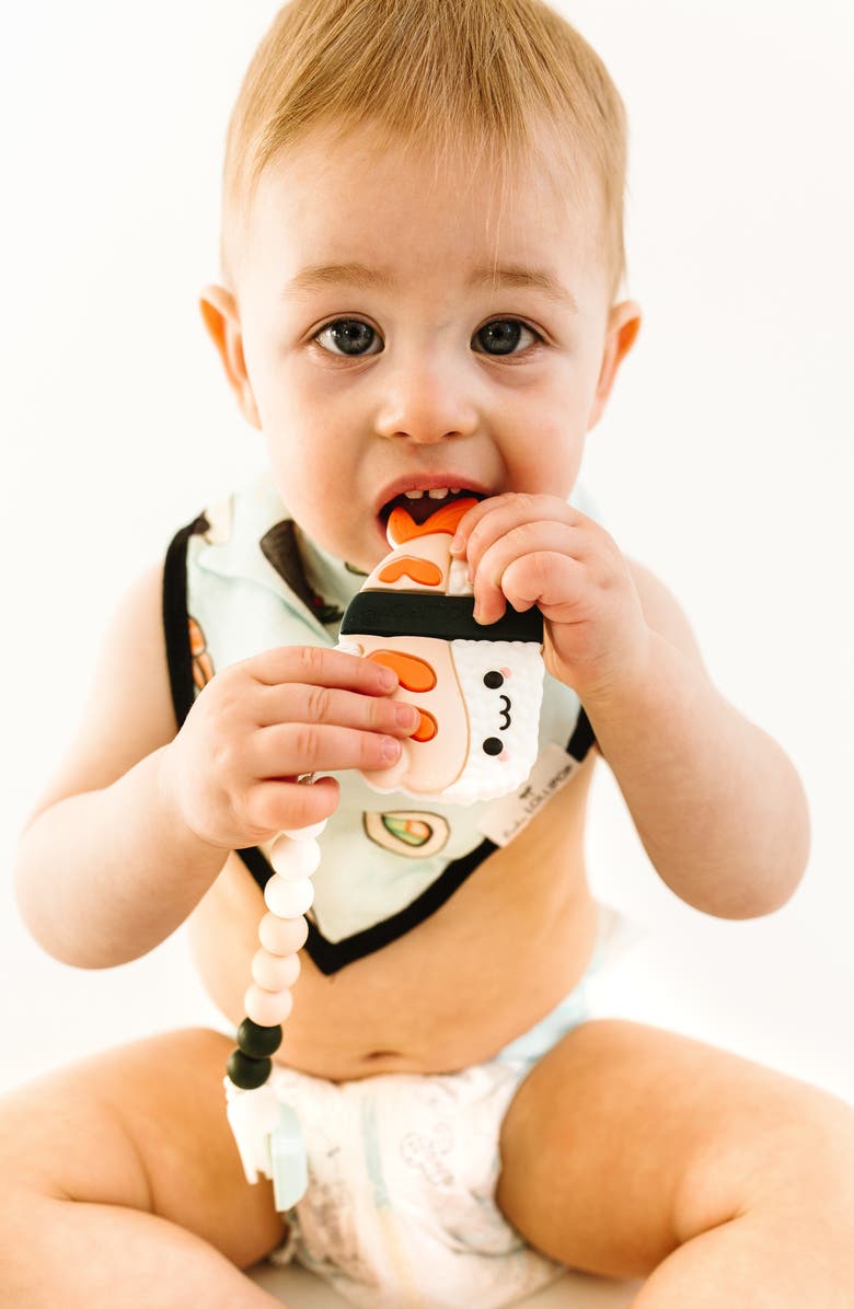 Loulou Lollipop Ebi Teething Toy & Holder, Alternate, color, Multi