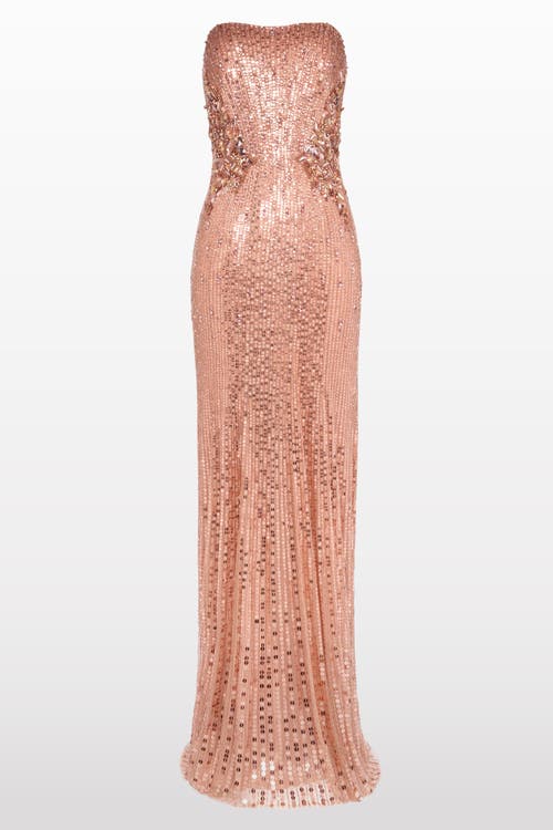 Jenny Packham Topaz Dress In Brown