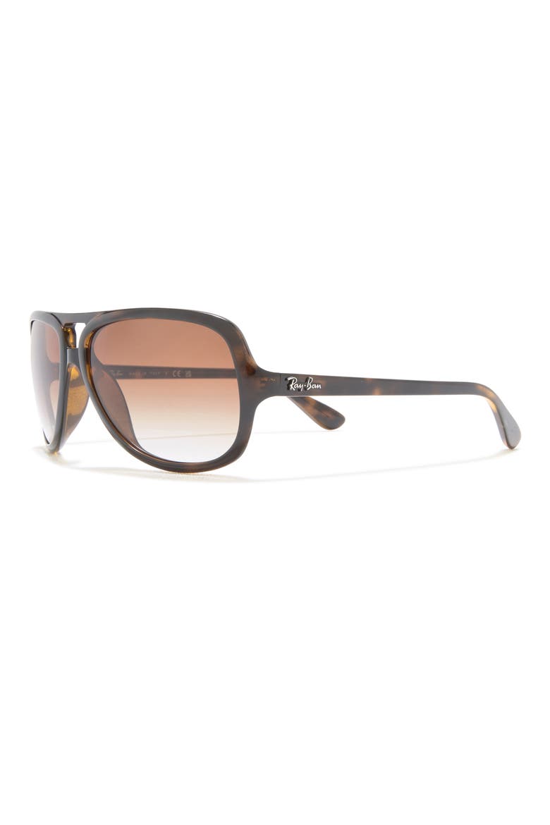 59mm Pilot Aviator Sunglasses, Alternate, color, LITE HAVANA