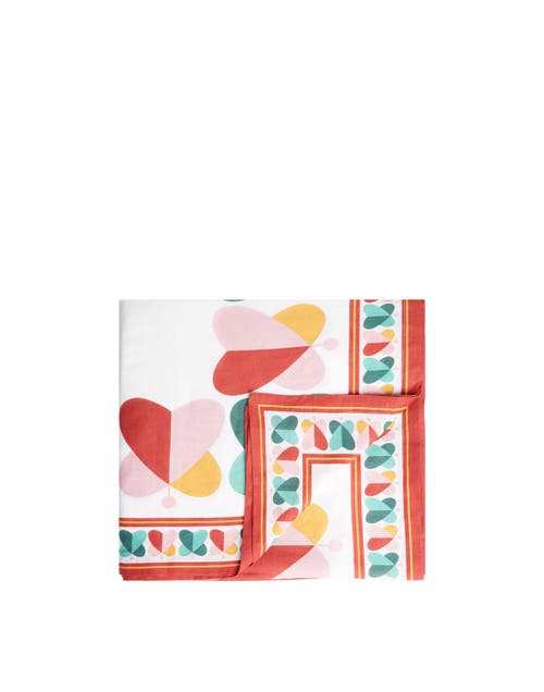 La Doublej Medium Tablecloth (180x280) Farfalle Ring Multicolor In Farfalle Ring Multicolor