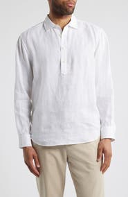 Tommy Bahama Desert Riviera Linen Half Button Shirt