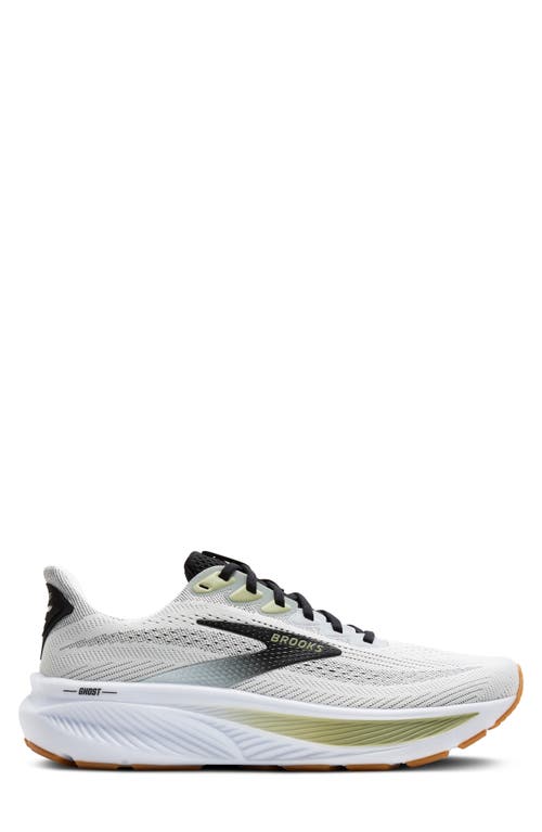 Brooks Ghost 17 Running Shoe In White