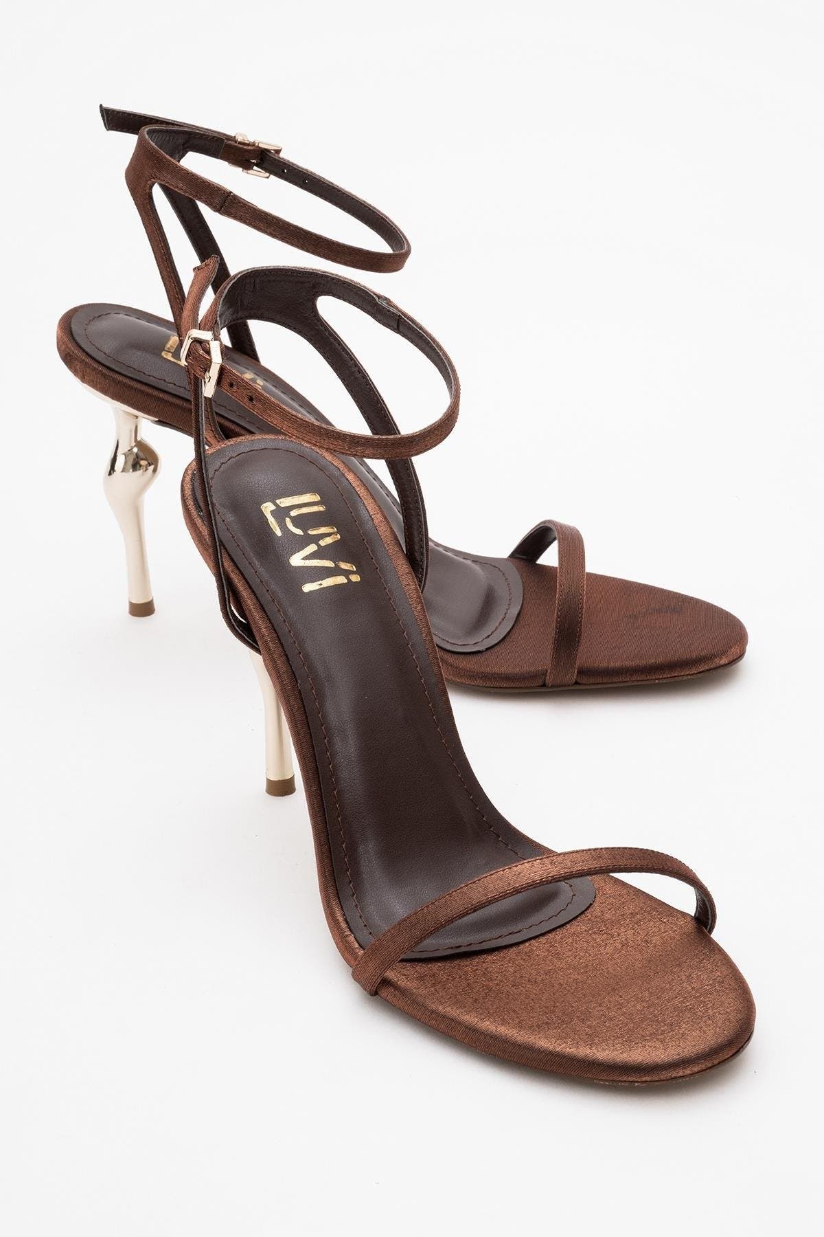 Prologue Shoes Jasmin Ankle Strap Stiletto Sandal, Main, color, Copper