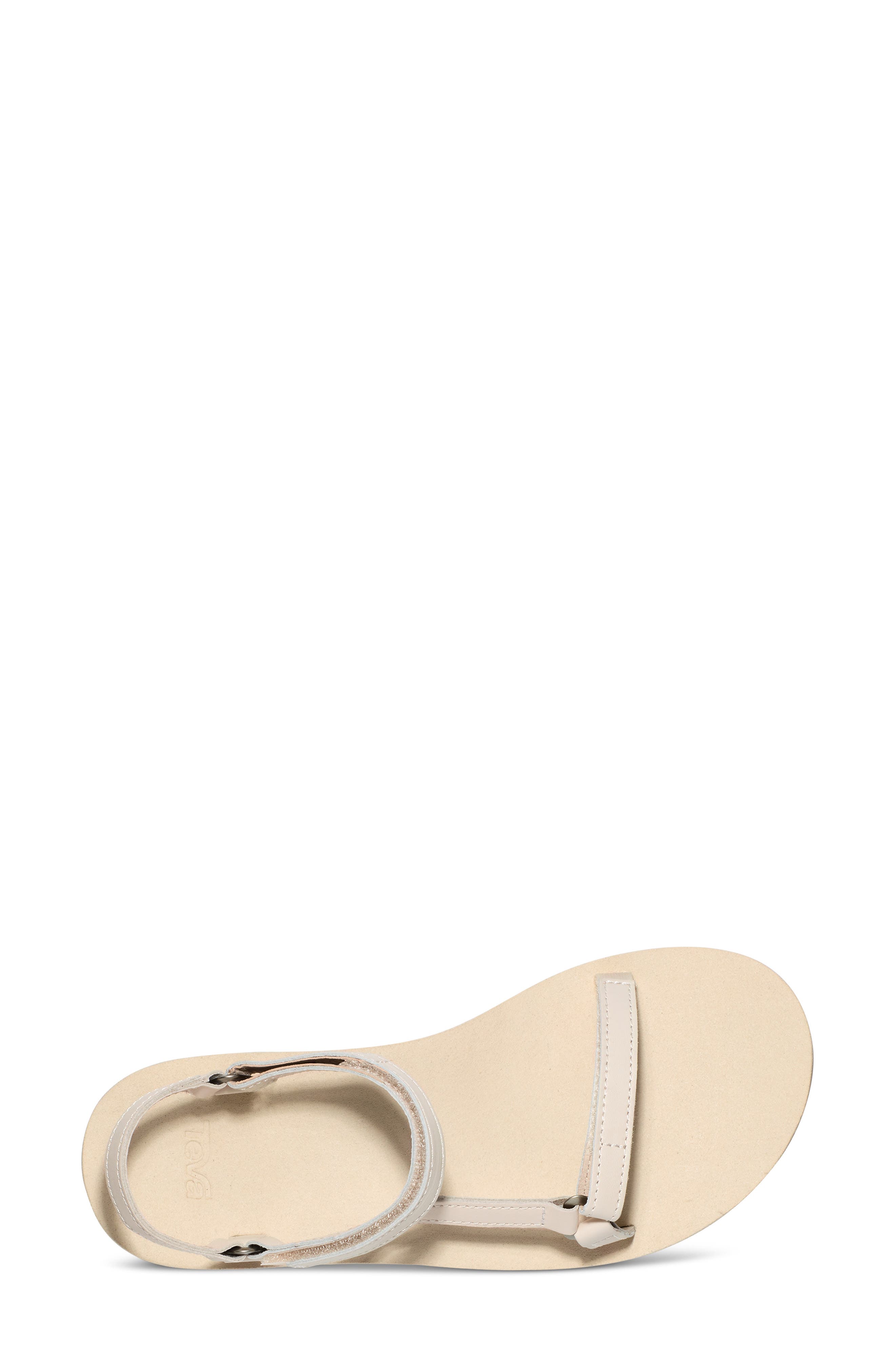 Teva Original Universal Slim Leather Sandal, Alternate, color, Birch