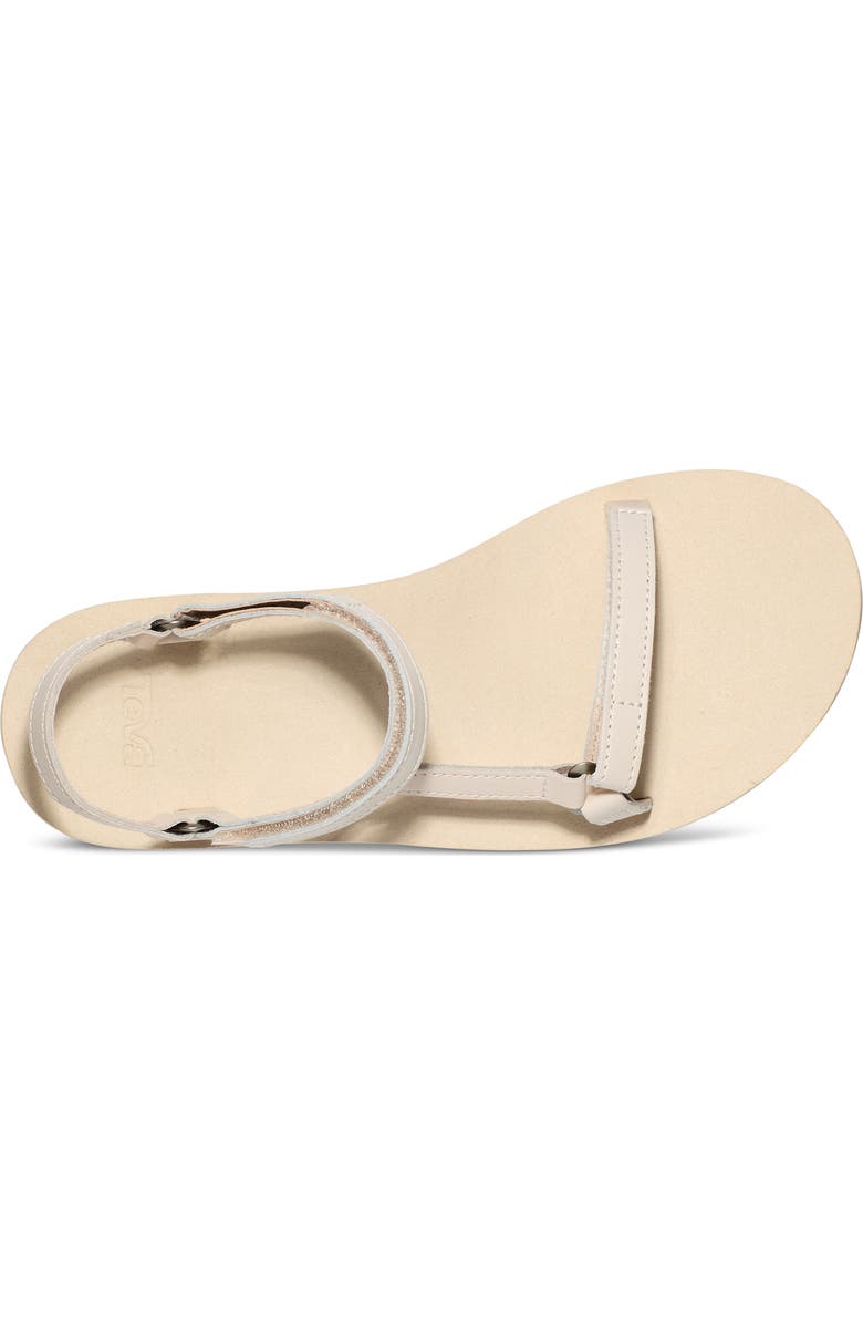 Teva Original Universal Slim Leather Sandal, Alternate, color, Birch
