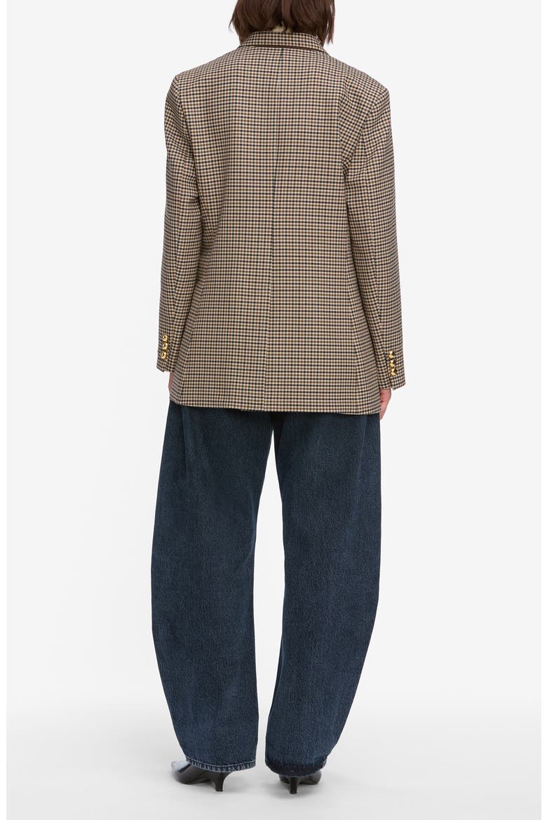 The Bubble High Waist Barrel Jeans, Alternate, color, DORADO