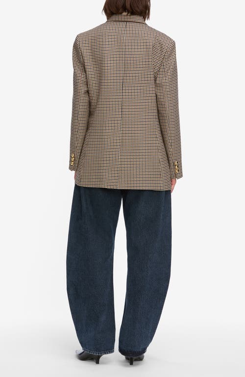 Frame The Bubble Hig Waist Jeans In Blue