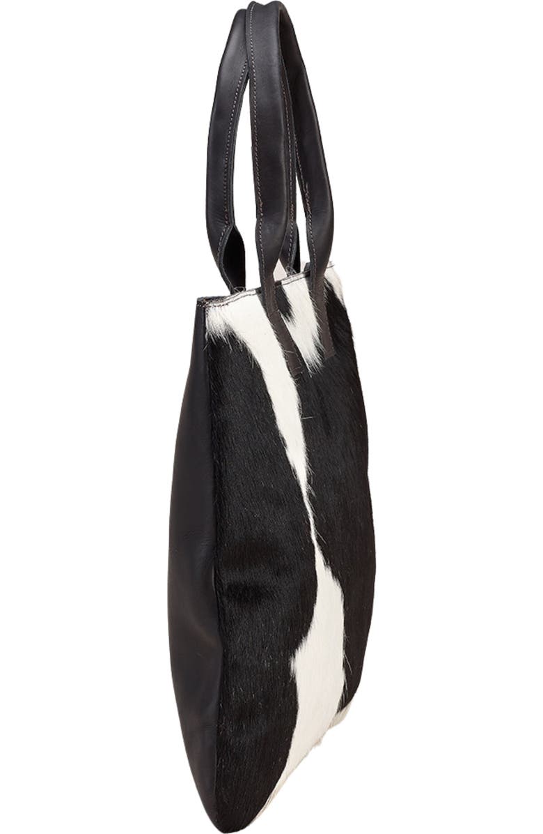 Sarep + Rose Cow Hair Tote, Alternate, color,
