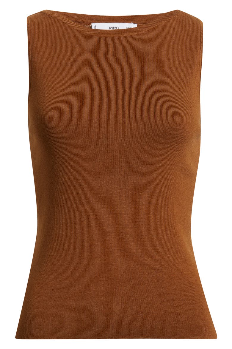 Suenyo Boat Neck Cotton Blend Top, Alternate, color, CARAMEL