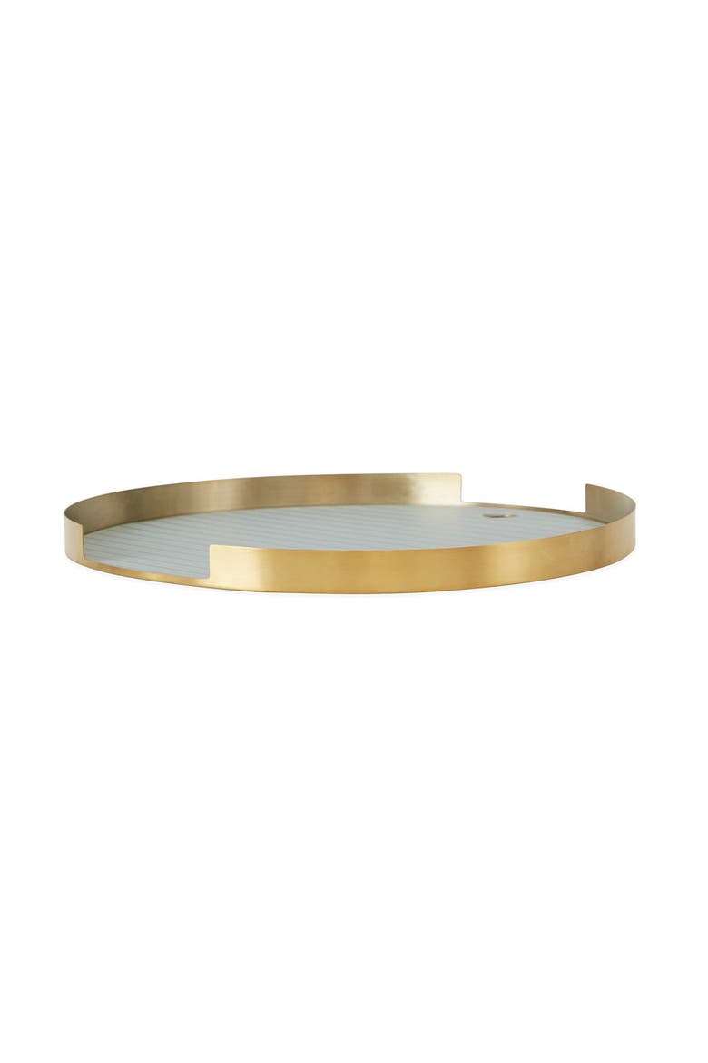 Oka Tray, Main, color, Brass