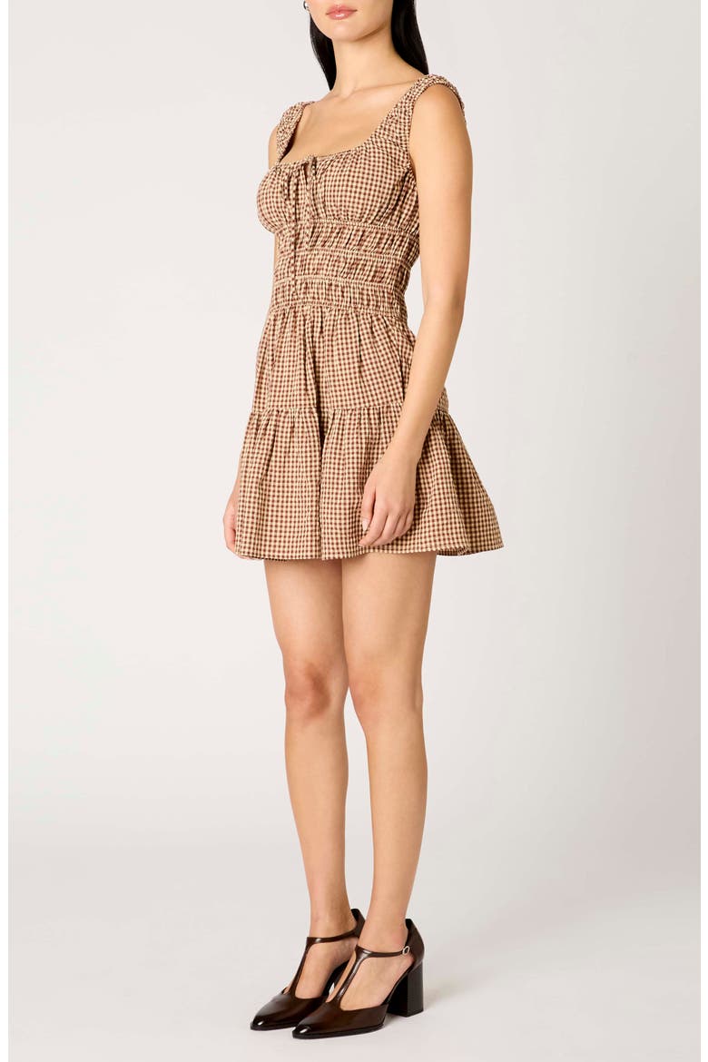 Salt Cotton Mini Sundress, Alternate, color, HENNA