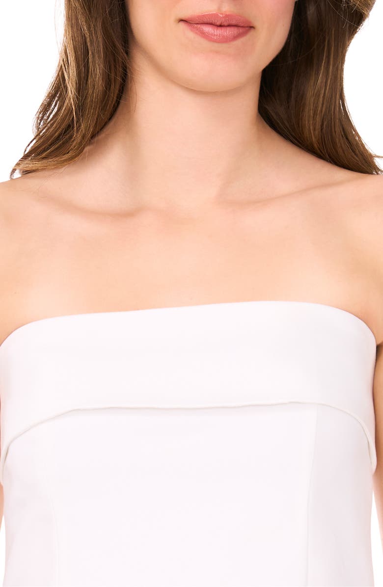 Halogen<sup>®</sup> Tailored Foldover Strapless Top, Alternate, color, Bright White