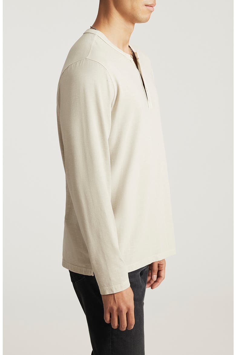 Cotton Blend Henley, Alternate, color, PELICAN