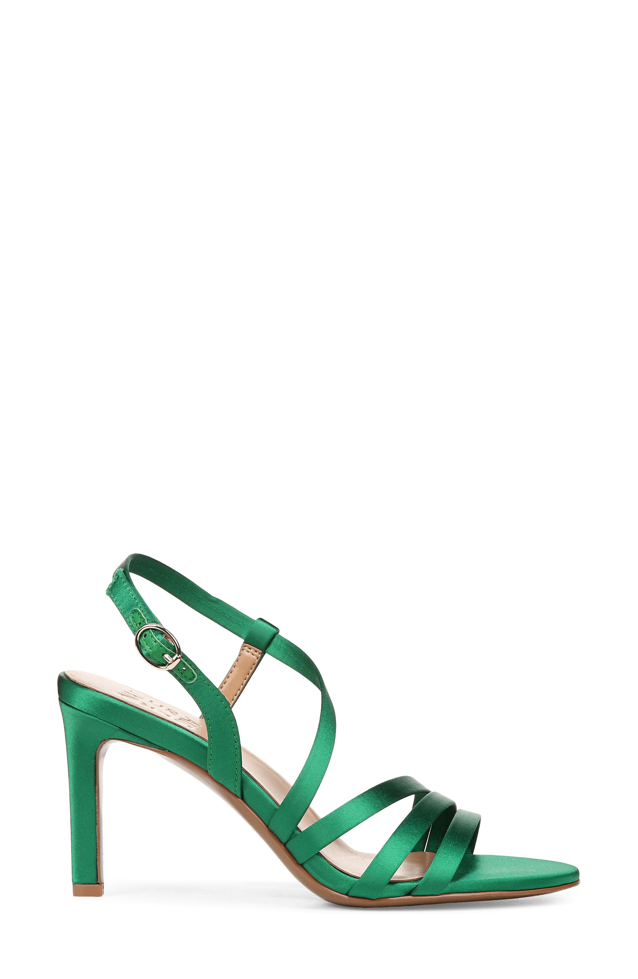 Kimberly Strappy Sandal, Alternate, color, TROPIC GREEN FABRIC