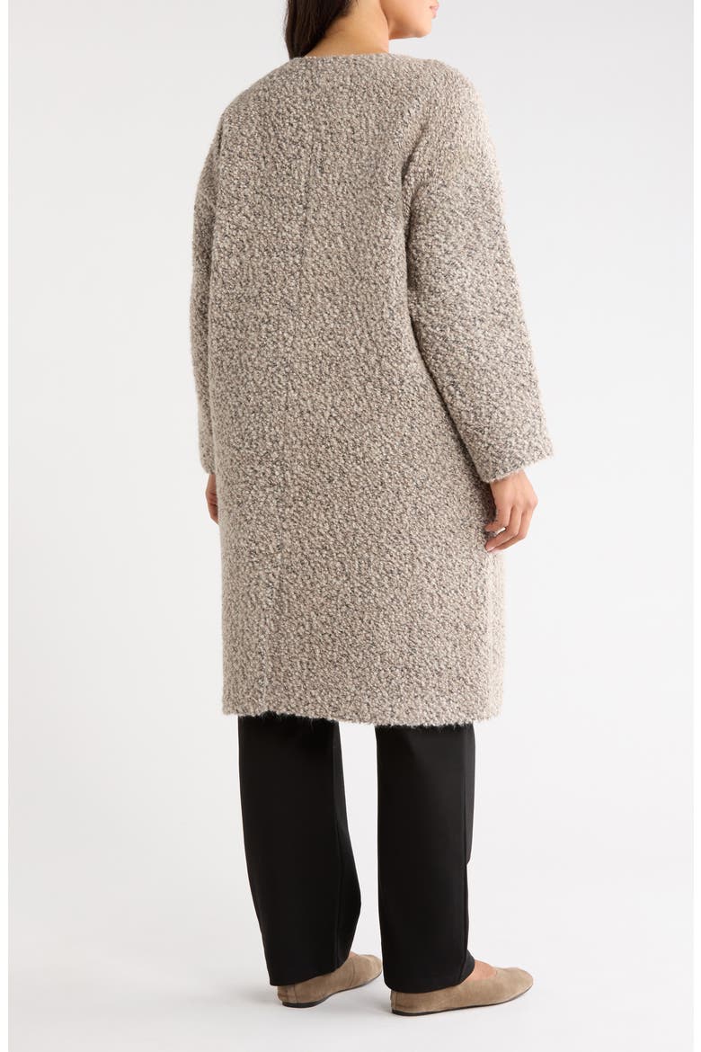 Round Neck Coat, Alternate, color, TWINE