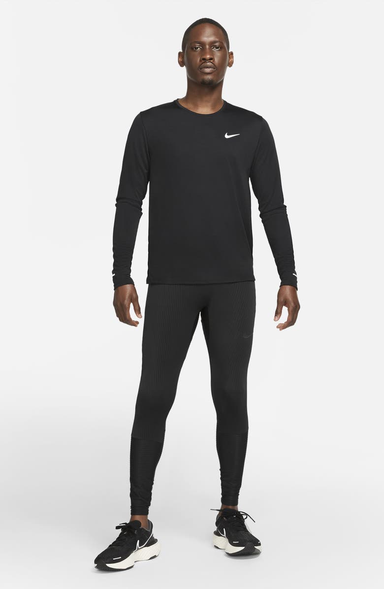 Nike Dri-FIT Miler Long Sleeve Running Shirt, Alternate, color,