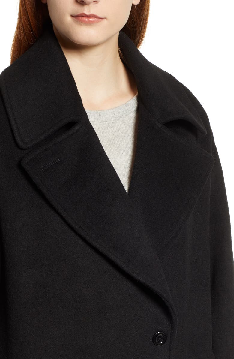 Halogen<sup>®</sup> Drop Shoulder Wool Blend Coat, Alternate, color,