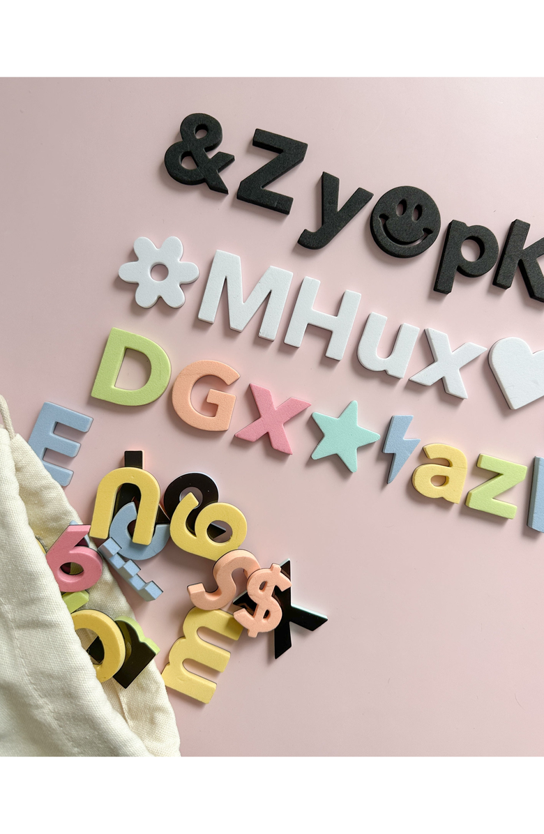 Cherrypick Soft Foam Magnetic Letters and Symbols Set, Alternate, color, Pastel Rainbow