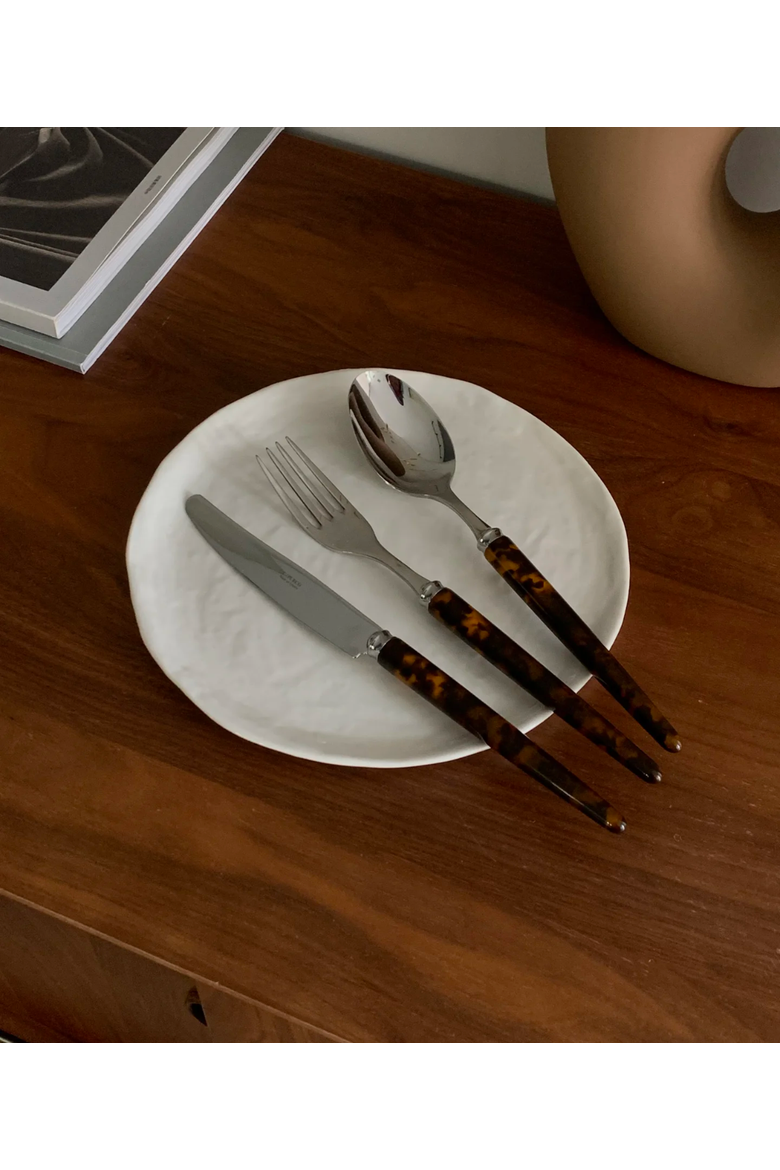 Tang - 5 Piece Place Setting, Alternate, color, Tortoise
