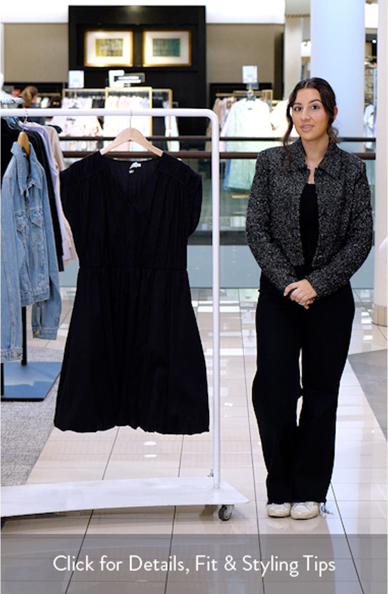 Arla Bubble Hem Cotton Dress, sales video thumbnail