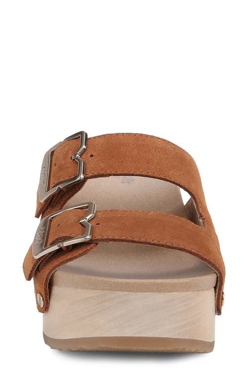 Dr. Scholl's Original Vibe Platform Slide Sandal In Brown