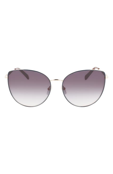 Roseau 60mm Cat Eye Sunglasses