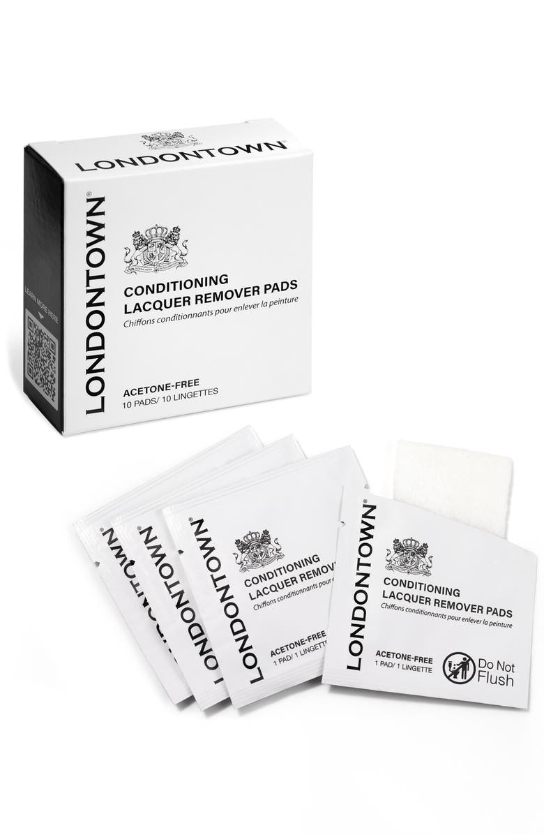 Londontown Conditioning Lacquer Removing Pads, Alternate, color,