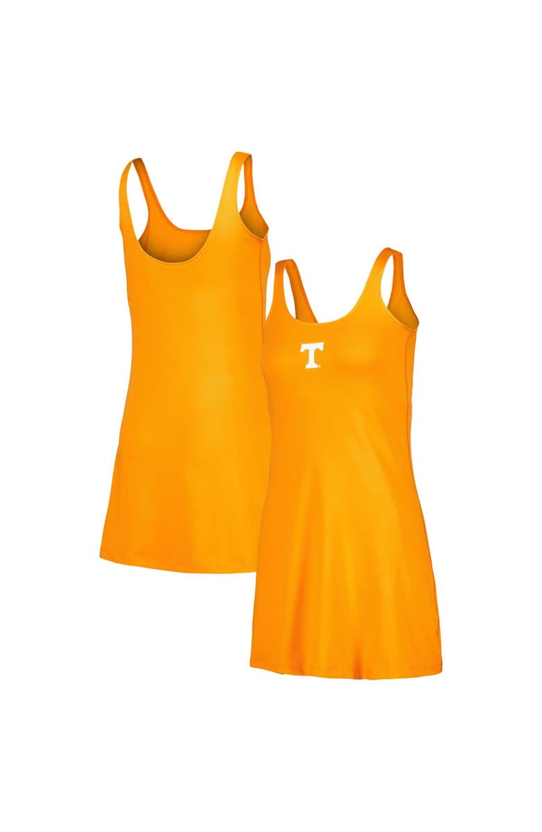 ZOOZATZ Women's ZooZatz Tennessee Orange Tennessee Volunteers Logo Scoop Neck Dress, Main, color,