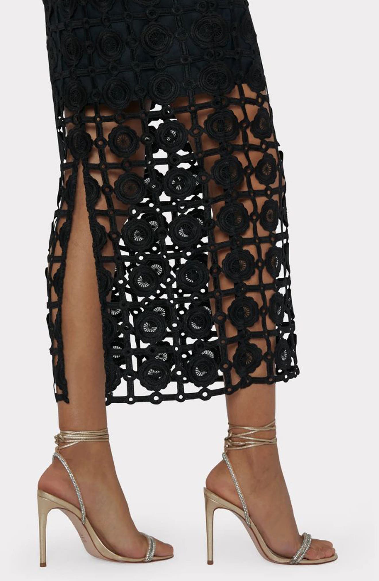Kait Lace Strapless Midi Dress - image 2