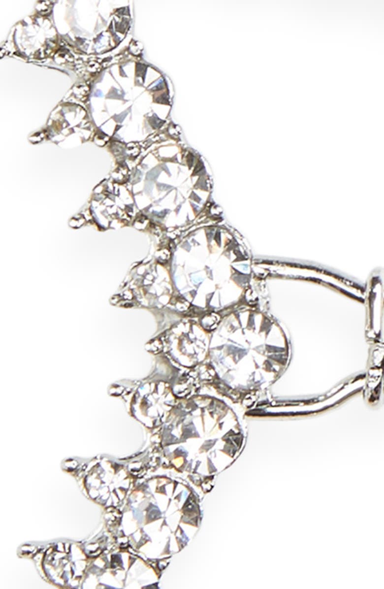 Cara 2-Pack Crystal Barrettes, Alternate, color, 