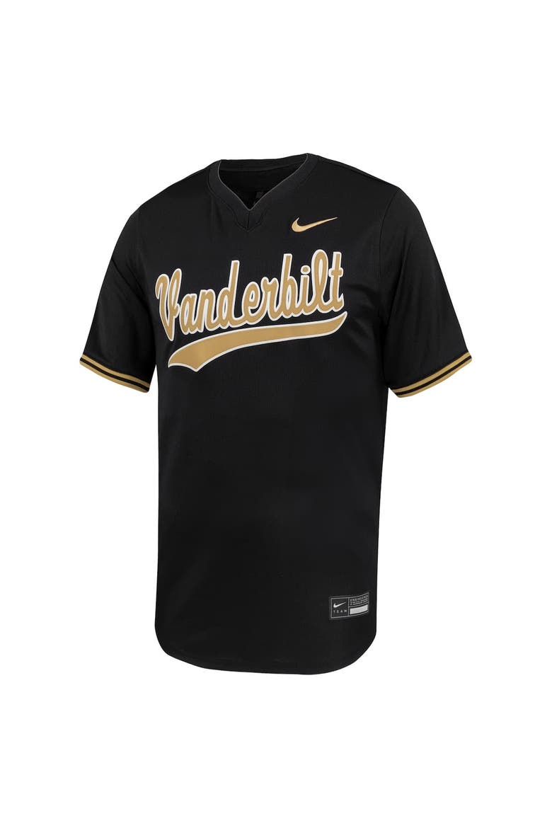 Men's Nike Black Vanderbilt Commodores Limited Baseball Jersey, Alternate, color, Black