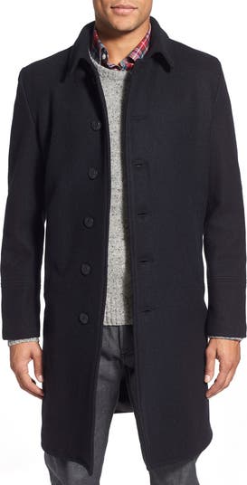 Ralph lauren wool blend officer's coat best sale