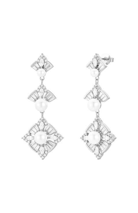 Margaux Pearl Drop Earrings