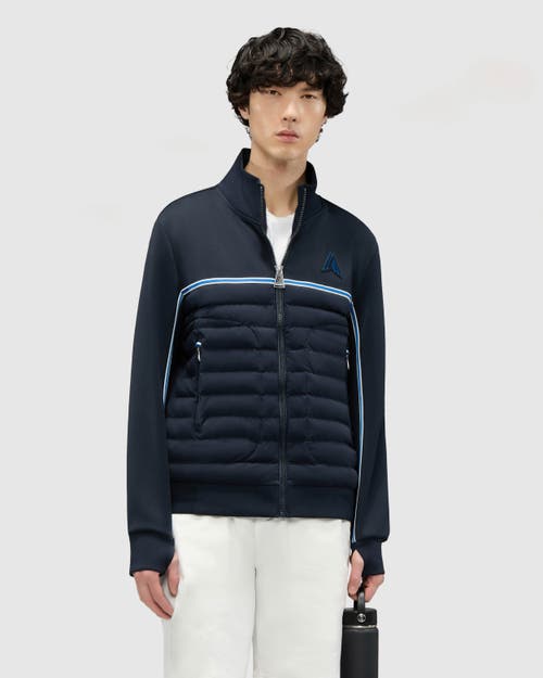 Shop Alpenhaus Osseau Insulated Track Jacket In Midnight