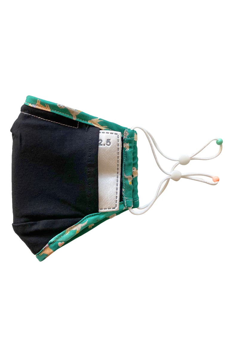 cjw Print Adult Adjustable Contoured Silk Blend Face Mask, Alternate, color, 