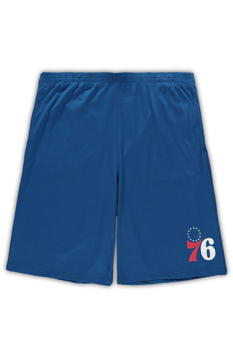 CONCEPTS SPORT Men's Concepts Sport Red/Royal Philadelphia 76ers Big & Tall T-Shirt & Shorts Sleep Set, Alternate, color, Red