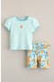 selected Teal Orange- Teal Blossoms