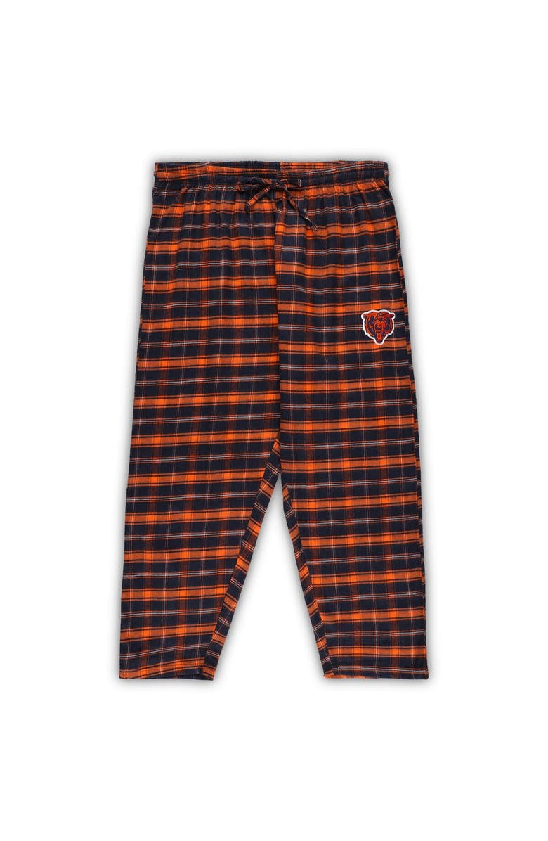 CONCEPTS SPORT Women's Concepts Sport Navy Chicago Bears Plus Size Badge T-Shirt & Flannel Pants Sleep Set, Alternate, color, Navy
