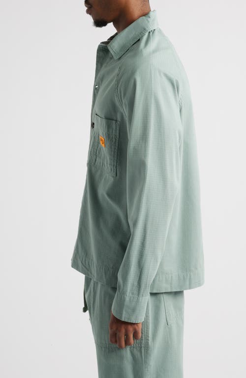 Service Works Organic Cotton Ripstop Front Of House Jacket In Sage