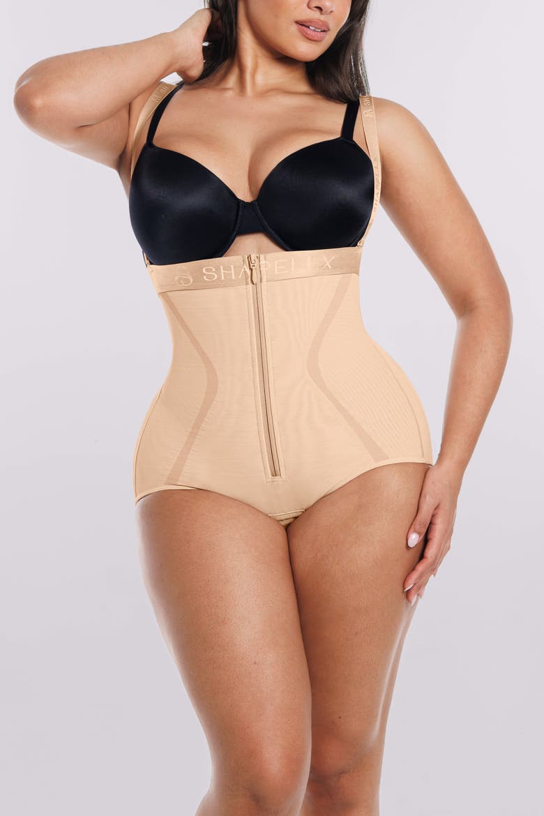 Curve Code Airy Comfy Smoothing Brief, Alternate, color, Beige