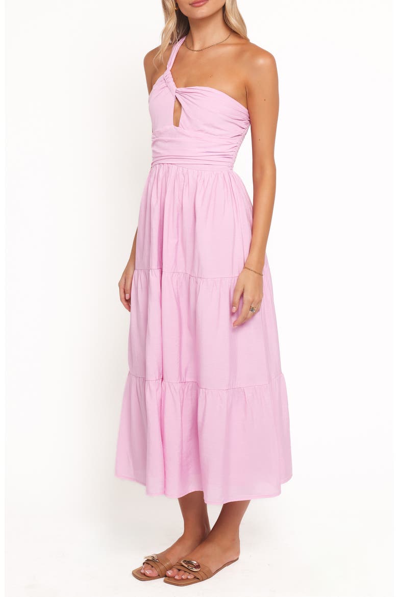 Vinnie One-Shoulder Maxi Dress, Alternate, color, PINK