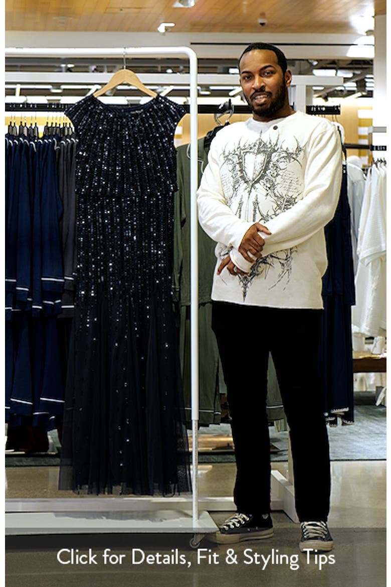 Beaded Blouson Gown video