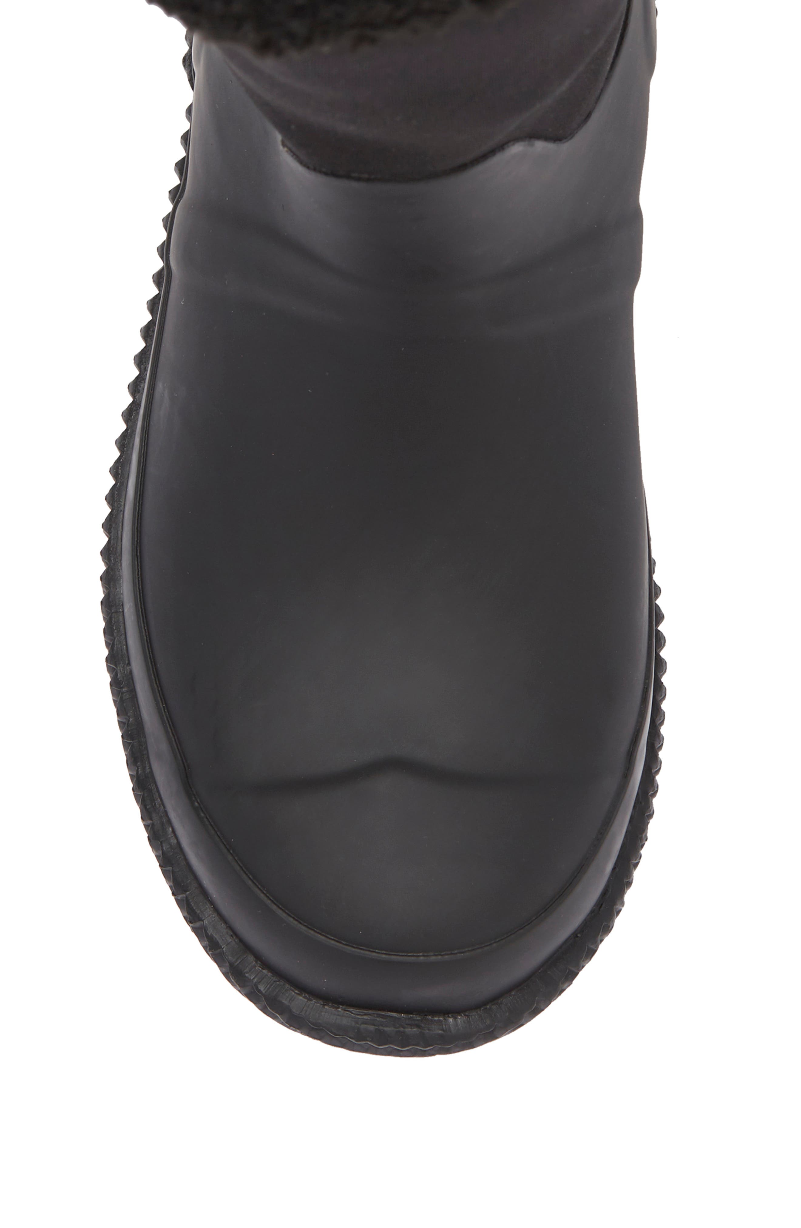 Hunter Roll Top Webbing Faux Shearling Lined Boot, Alternate, color, 