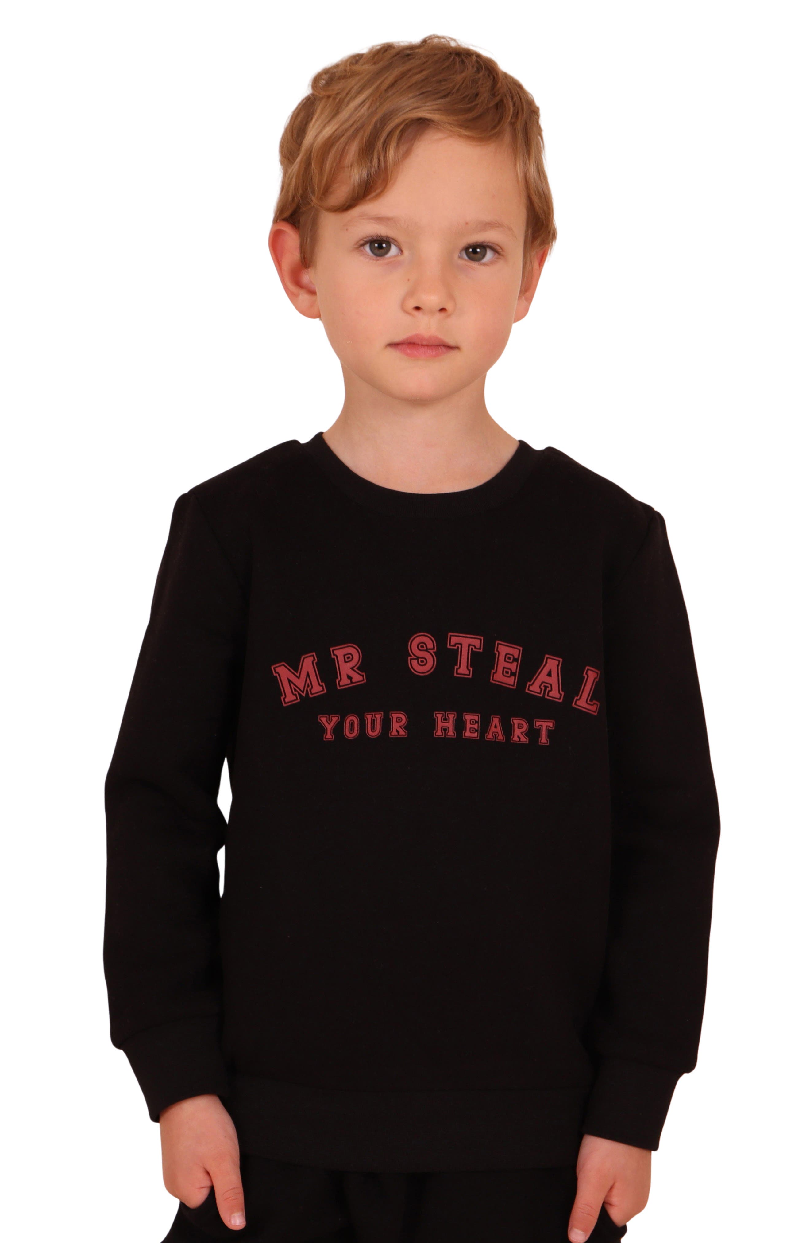 dot australia Kids' Mr Steal Hearts Sweatshirt