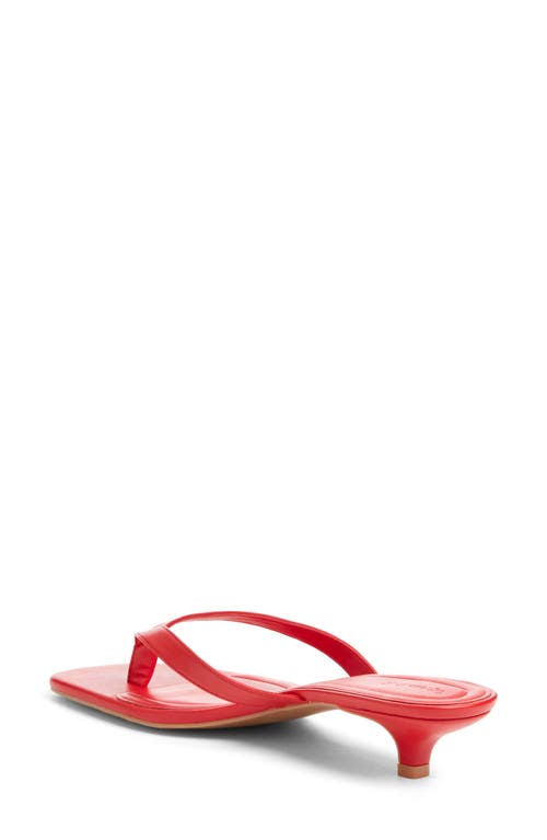 Open Edit Tori Kitten Heel Sandal In Red Rapture