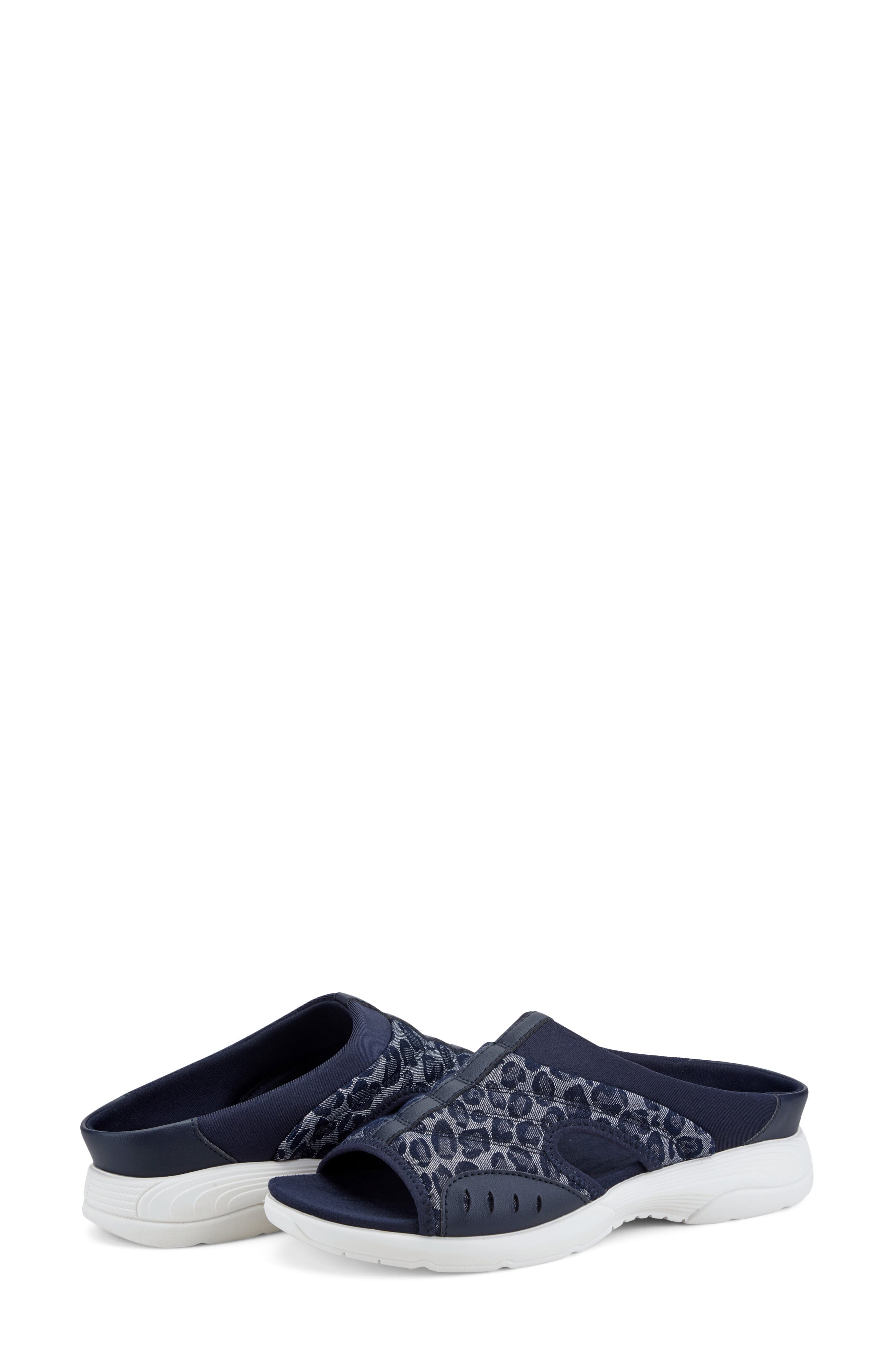 Easy Spirit Traciee Slide Sandal, Alternate, color, Medium Blue