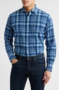 Peter Millar Malawi Plaid Cotton Twill Button-Up Shirt