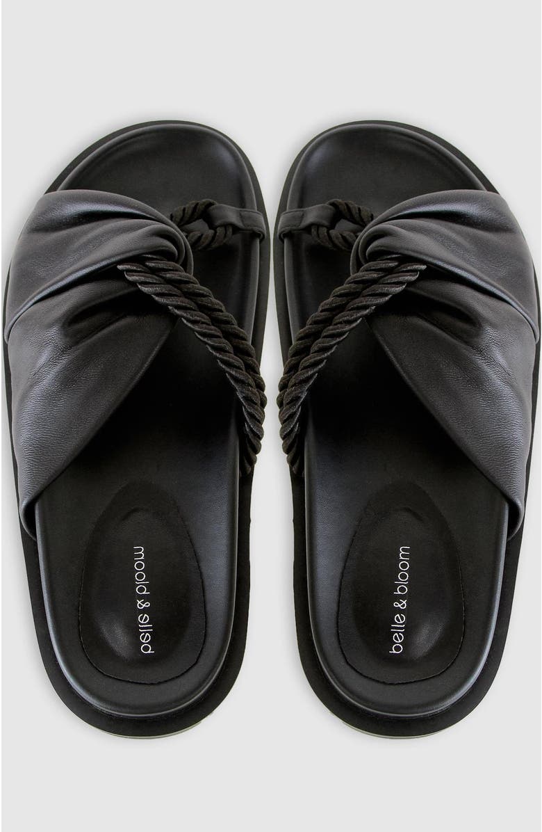 Belle & Bloom Whitehaven Slide, Alternate, color, Black