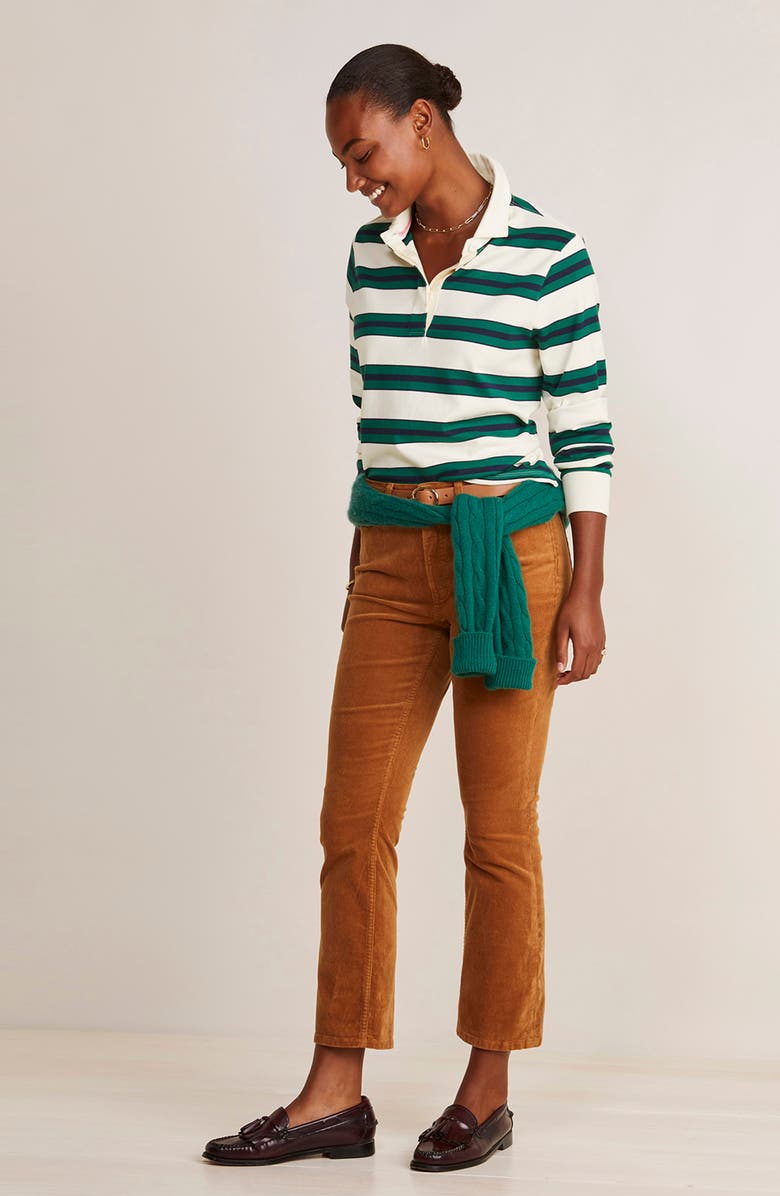 vineyard vines Heritage Stripe Organic Cotton Rugby Shirt, Alternate, color, 