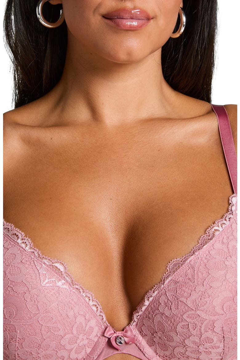 Marine Padded Push-Up Underwired Bra, Alternate, color, Lilas